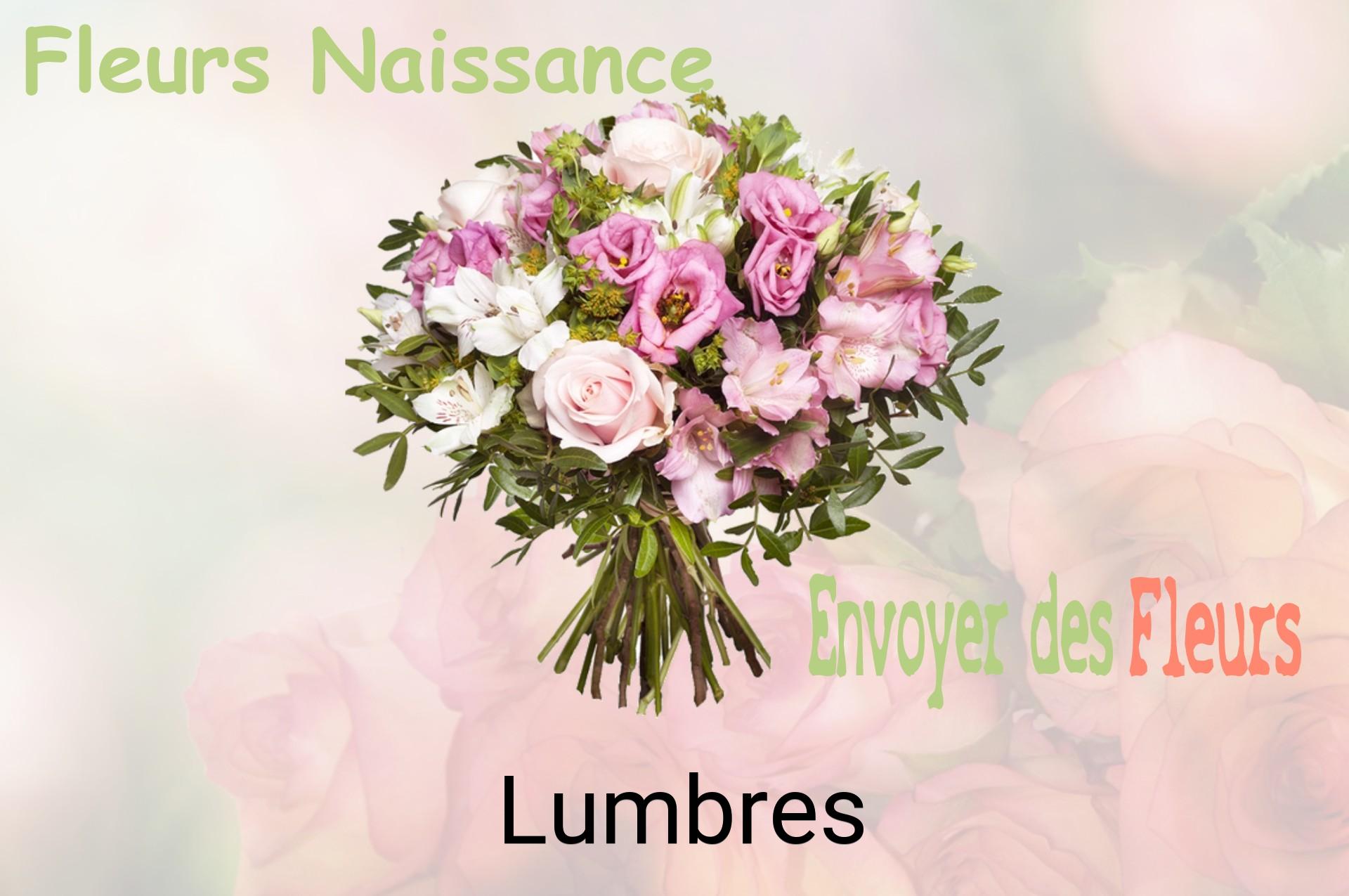Bouquet de fleurs de naissance livré à Lumbres